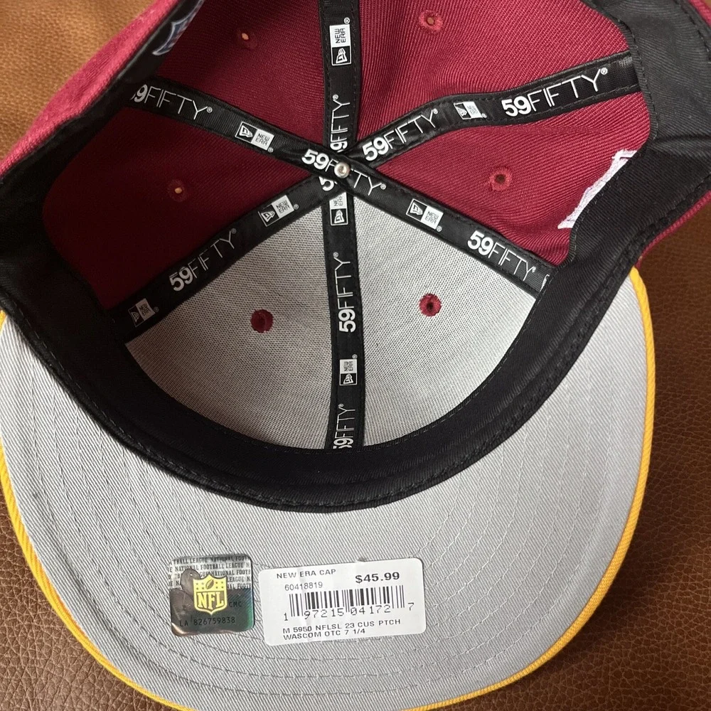 Washington Commanders New Era 59fifty Fitted Hat Men's Size 7‎ 1/4 NWT